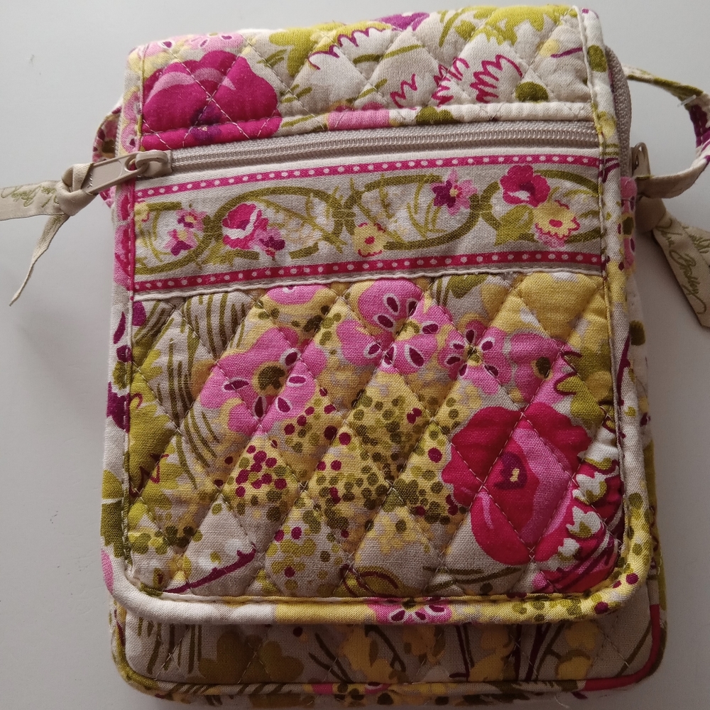 Vera Bradley Yellor floral Cross body shoulder bag